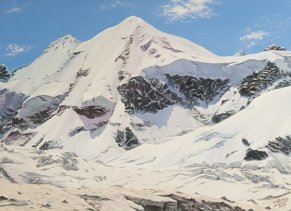 Helmut Vitroler - Pitz Rosegg, Öl auf Leinwand 70x50