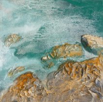 Waltraud Kettner - Sehnsucht nach Meer - Acryl auf Leinwand 60x60